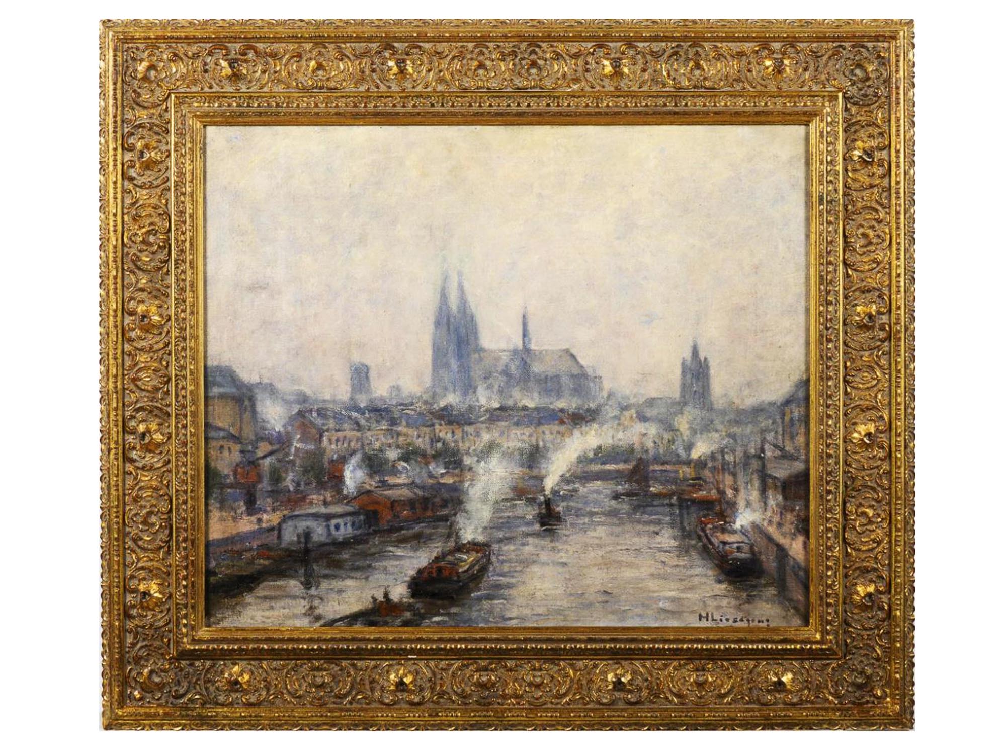 HELMUT LIESEGANG GERMAN IMPRESSIONIST PAINTING PIC-